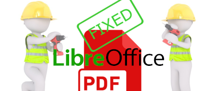 LibreOffice cannot print text and exported PDF are blank